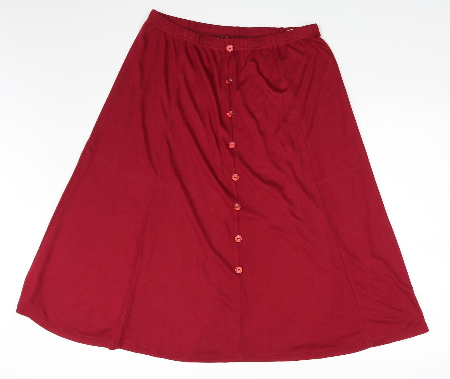 Berkertex Womens Red   A-Line Skirt Size 22