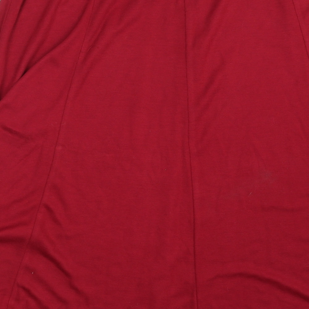 Berkertex Womens Red   A-Line Skirt Size 22
