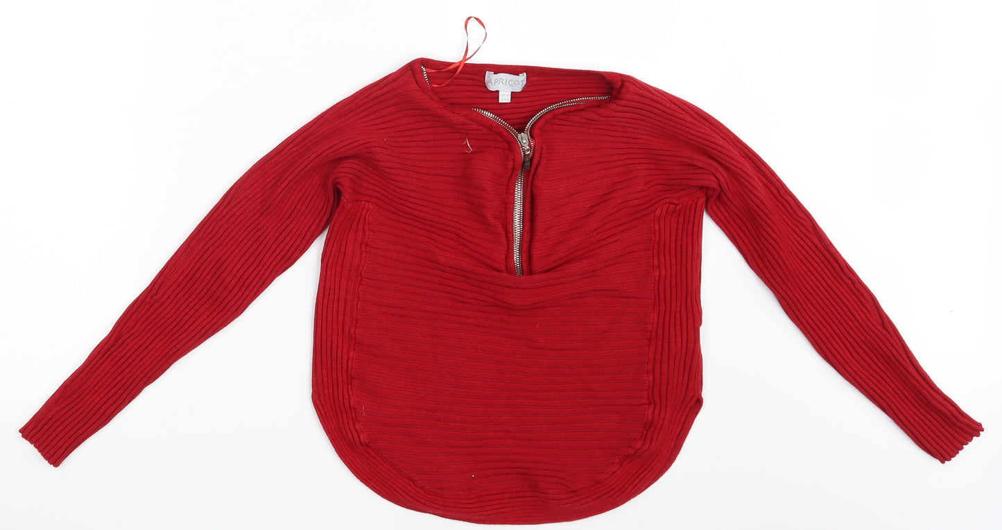 Apricot Womens Red   Pullover Jumper Size 12
