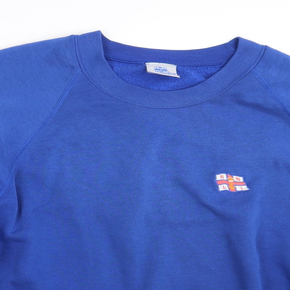 Lifeboats Mens Blue   Pullover Jumper Size XL