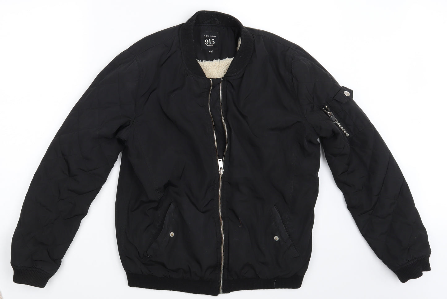 New Look Girls Black   Jacket Coat Size 14-15 Years