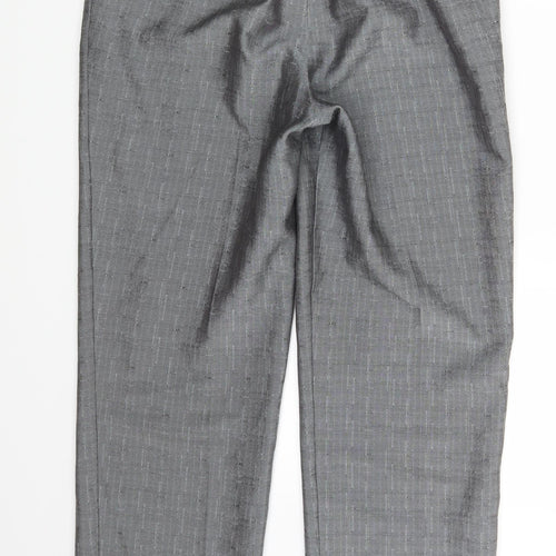 Preworn Womens Grey   Dress Pants Trousers One Size L26.5 in