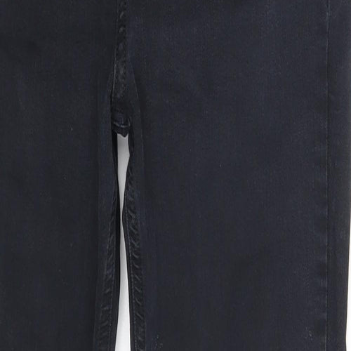 Topshop Womens Black  Denim Skinny Jeans Size 30 in L34 in