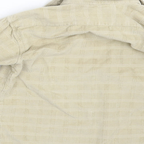 Yixite Girls Beige  Corduroy Basic Button-Up One Size