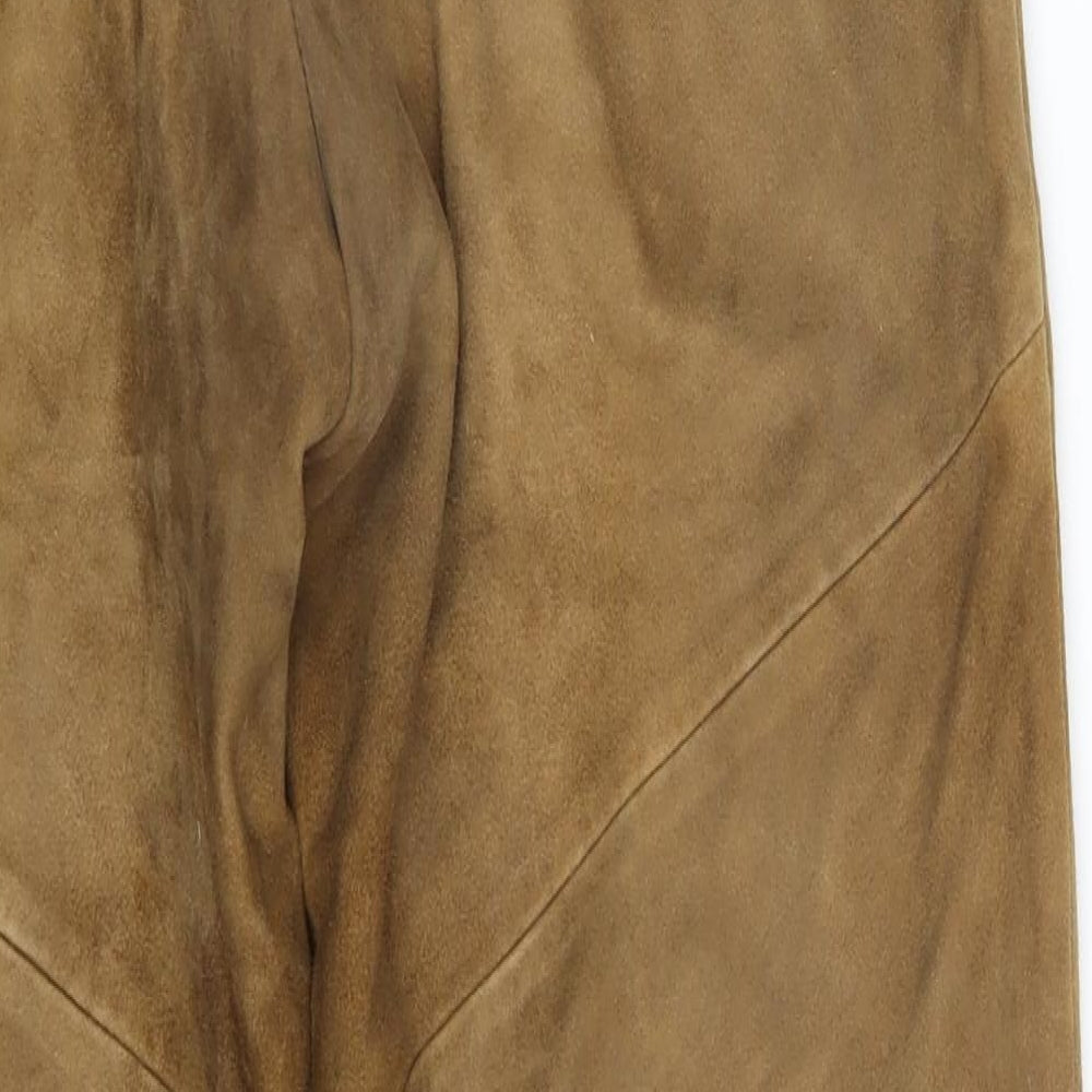 Nockstein Womens Brown   Trousers  One Size L29 in - 100% Leather
