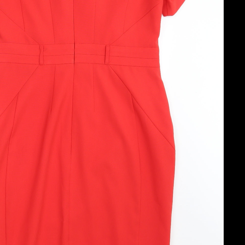 Very Womens Red   Pencil Dress  Size 18