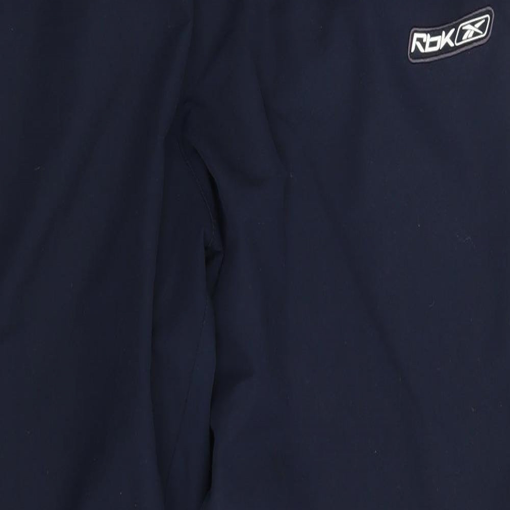 Reebok Mens Blue   Jogger Trousers Size M L28 in