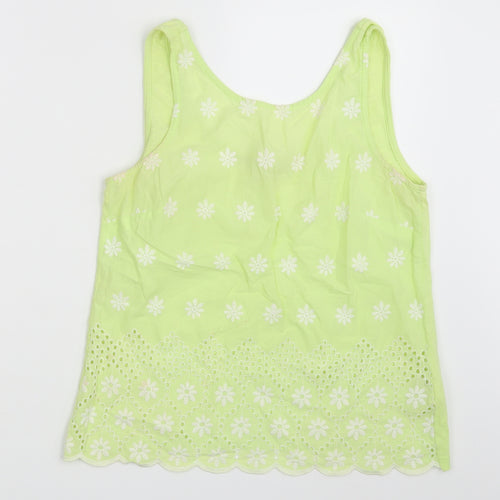 NEXT Womens Yellow Floral  Basic Tank Size 10