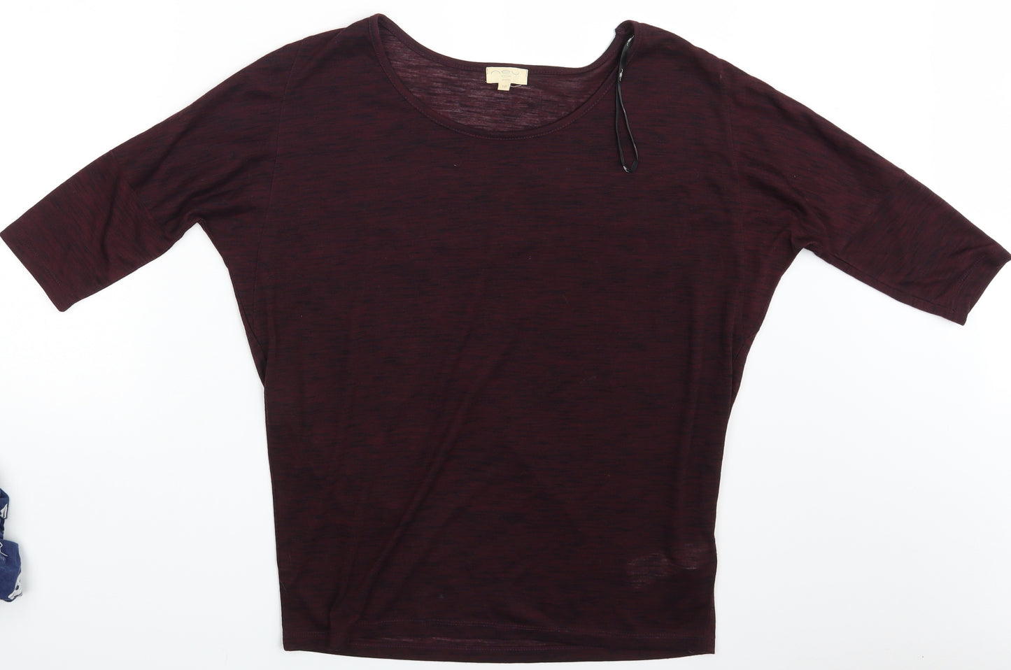 New Look Womens Purple   Basic T-Shirt Size 10