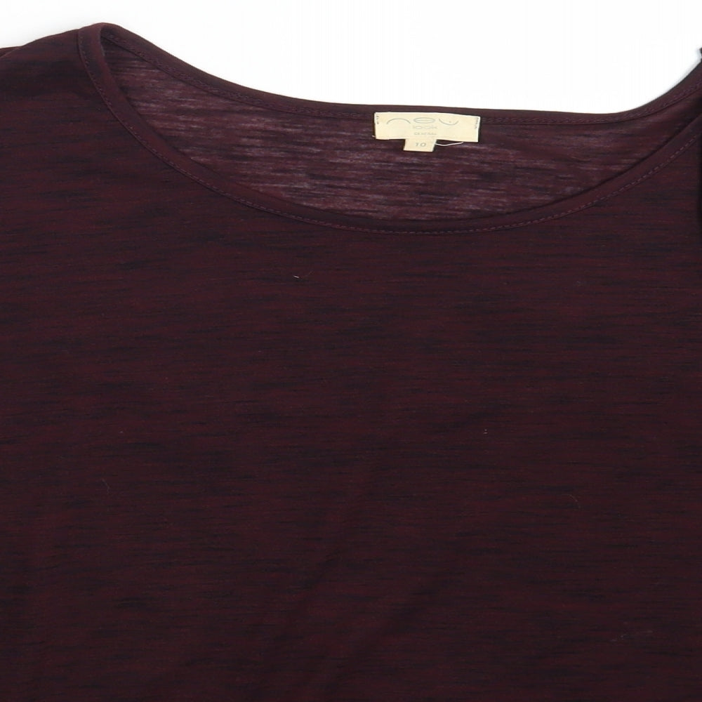New Look Womens Purple   Basic T-Shirt Size 10