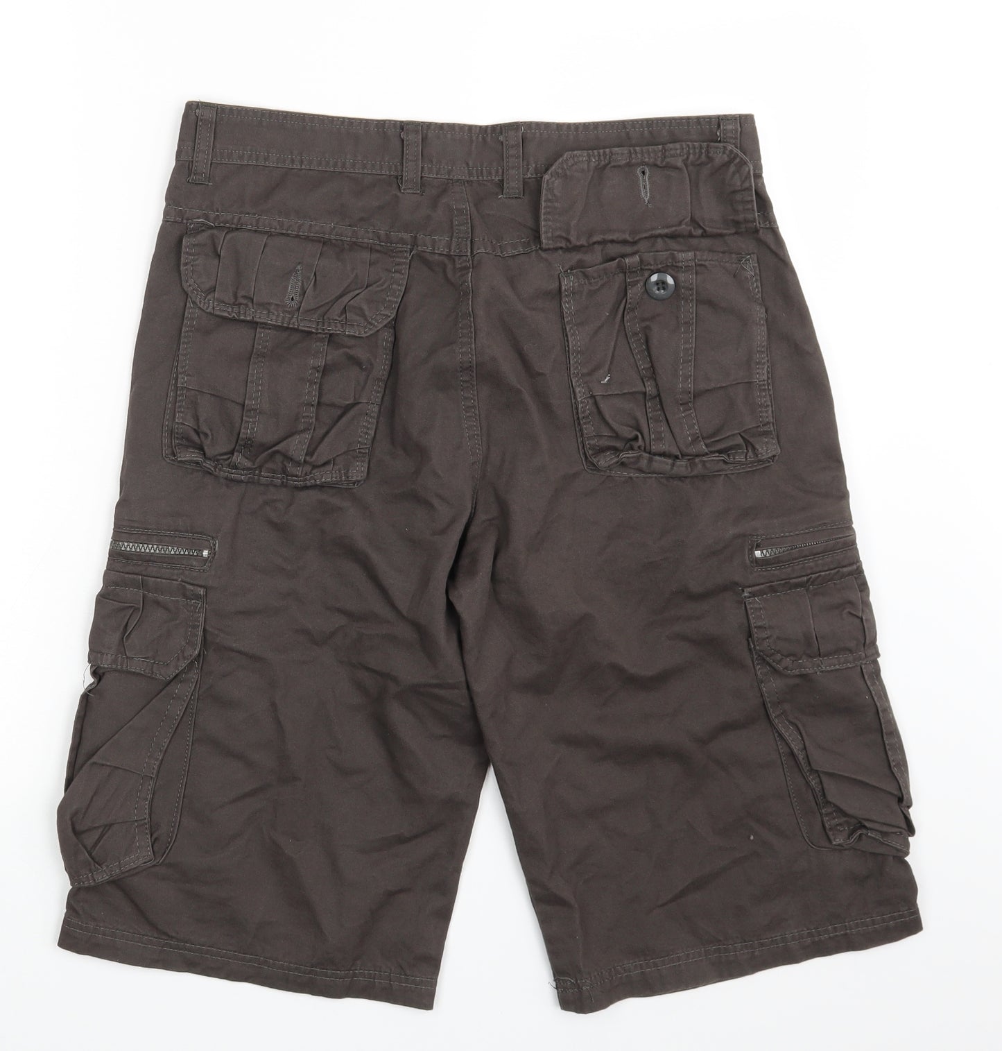 Preworn Mens Brown   Cargo Shorts Size 32 in