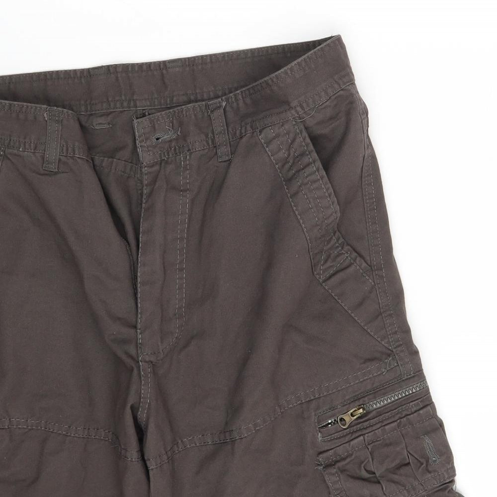 Preworn Mens Brown   Cargo Shorts Size 32 in