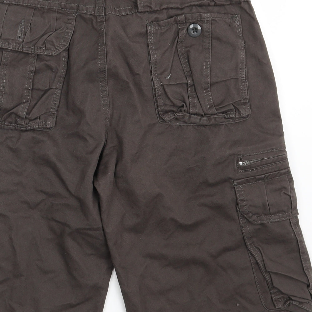 Preworn Mens Brown   Cargo Shorts Size 32 in