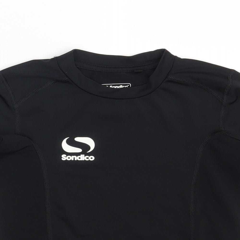 Sondico Girls Black   Pullover Sweatshirt Size 9-10 Years