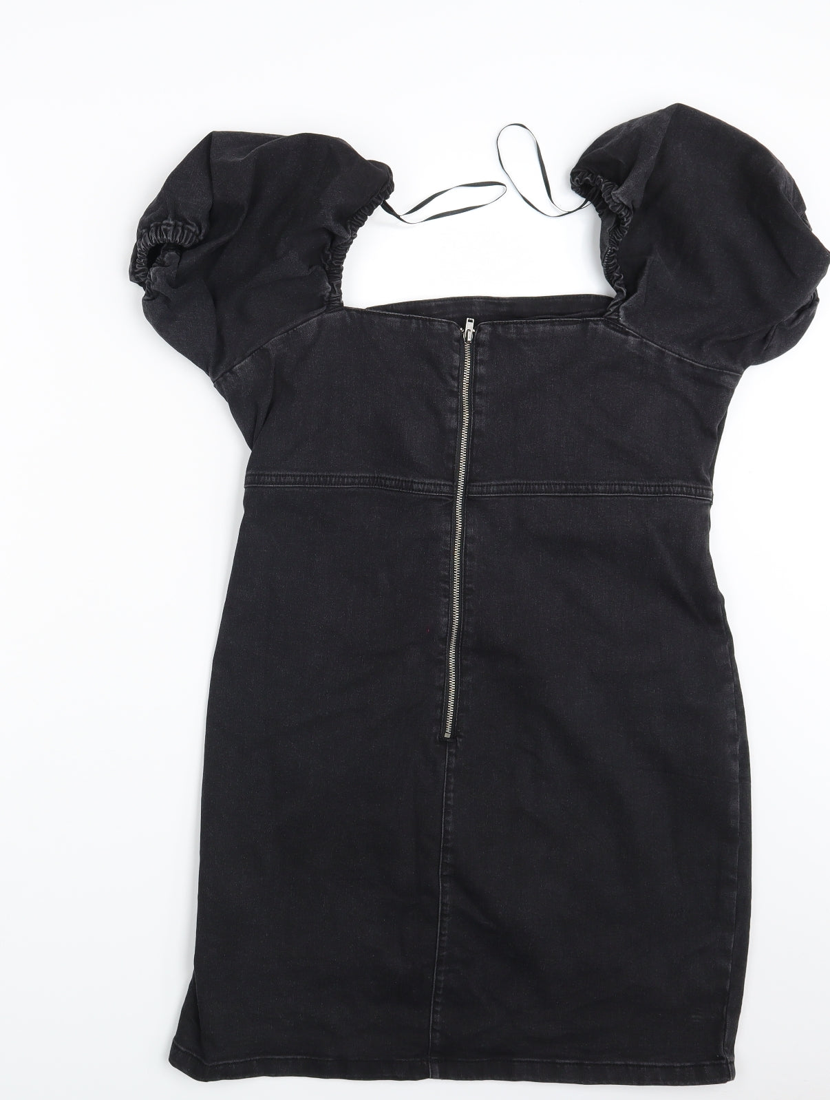 New Look Womens Black  Denim Shirt Dress  Size 16