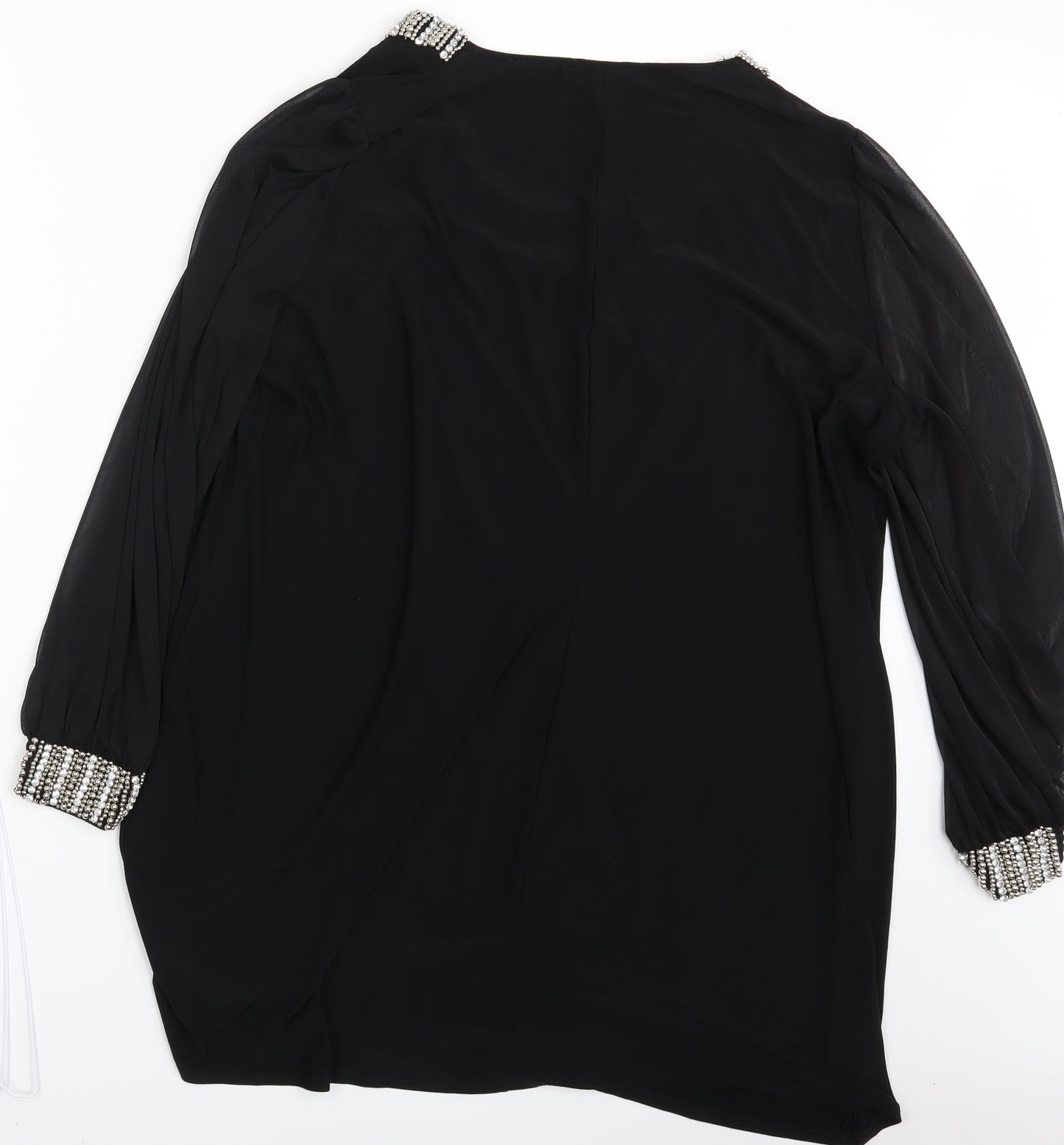 Yours Womens Black   T-Shirt Dress  Size 24