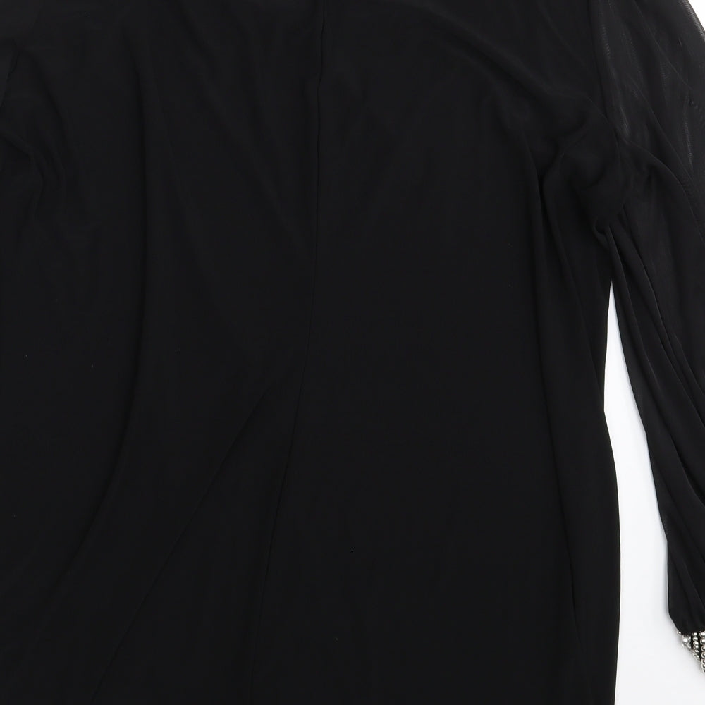 Yours Womens Black   T-Shirt Dress  Size 24