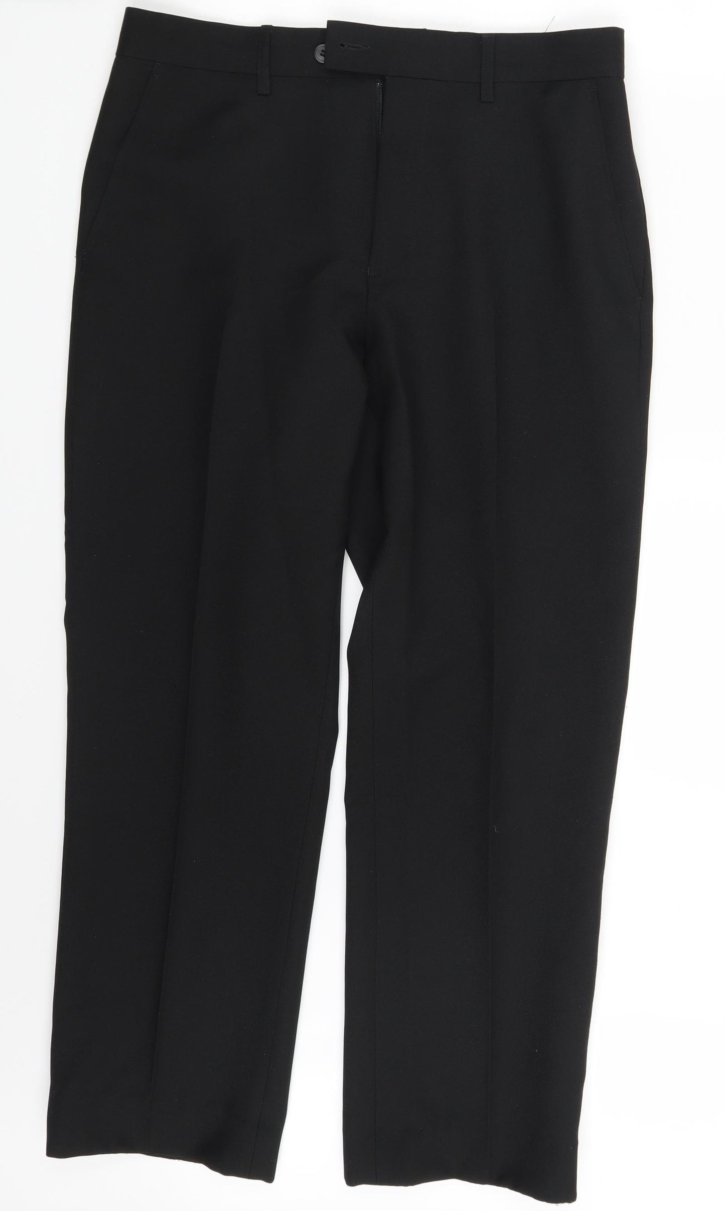 Taylor & Wright Mens Black   Trousers  Size 34 in L29 in