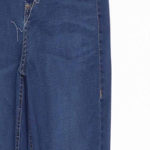 M&S Womens Blue  Denim Skinny Jeans Size 10 L27 in