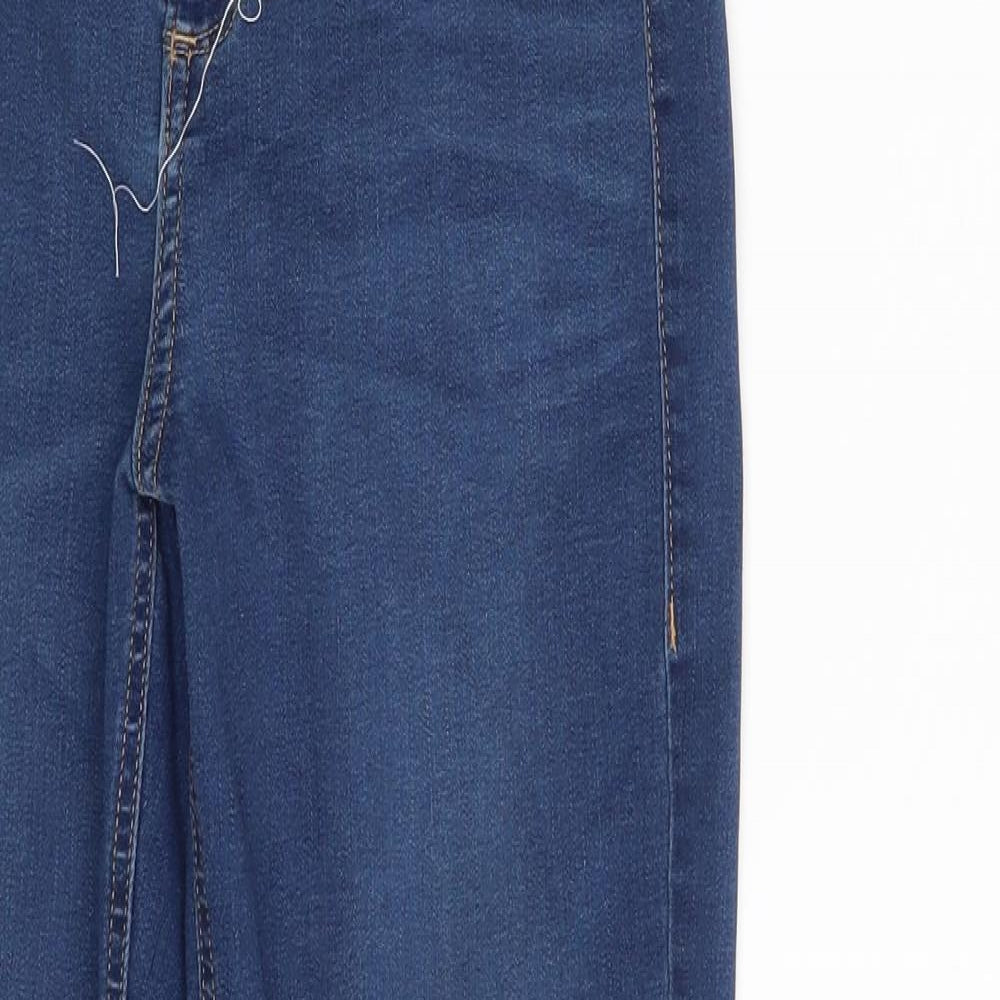 M&S Womens Blue  Denim Skinny Jeans Size 10 L27 in