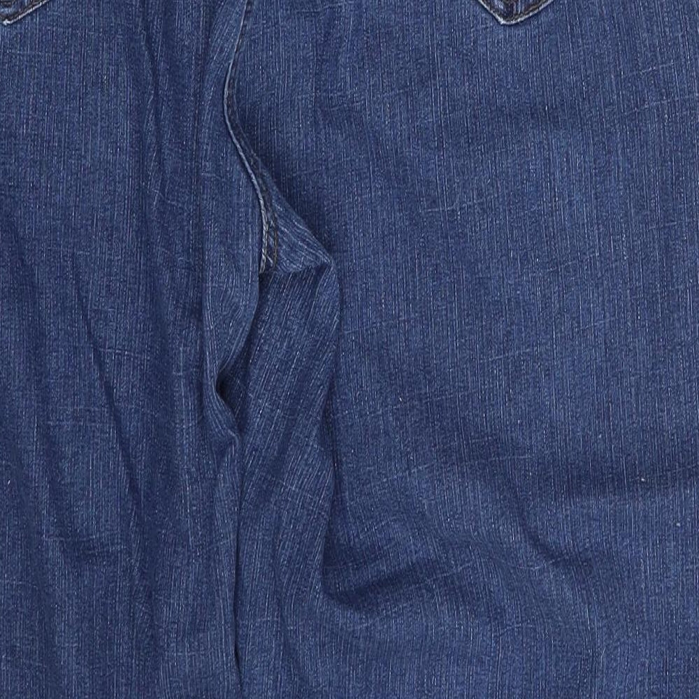 BM Womens Blue  Denim Straight Jeans Size 20 L24 in