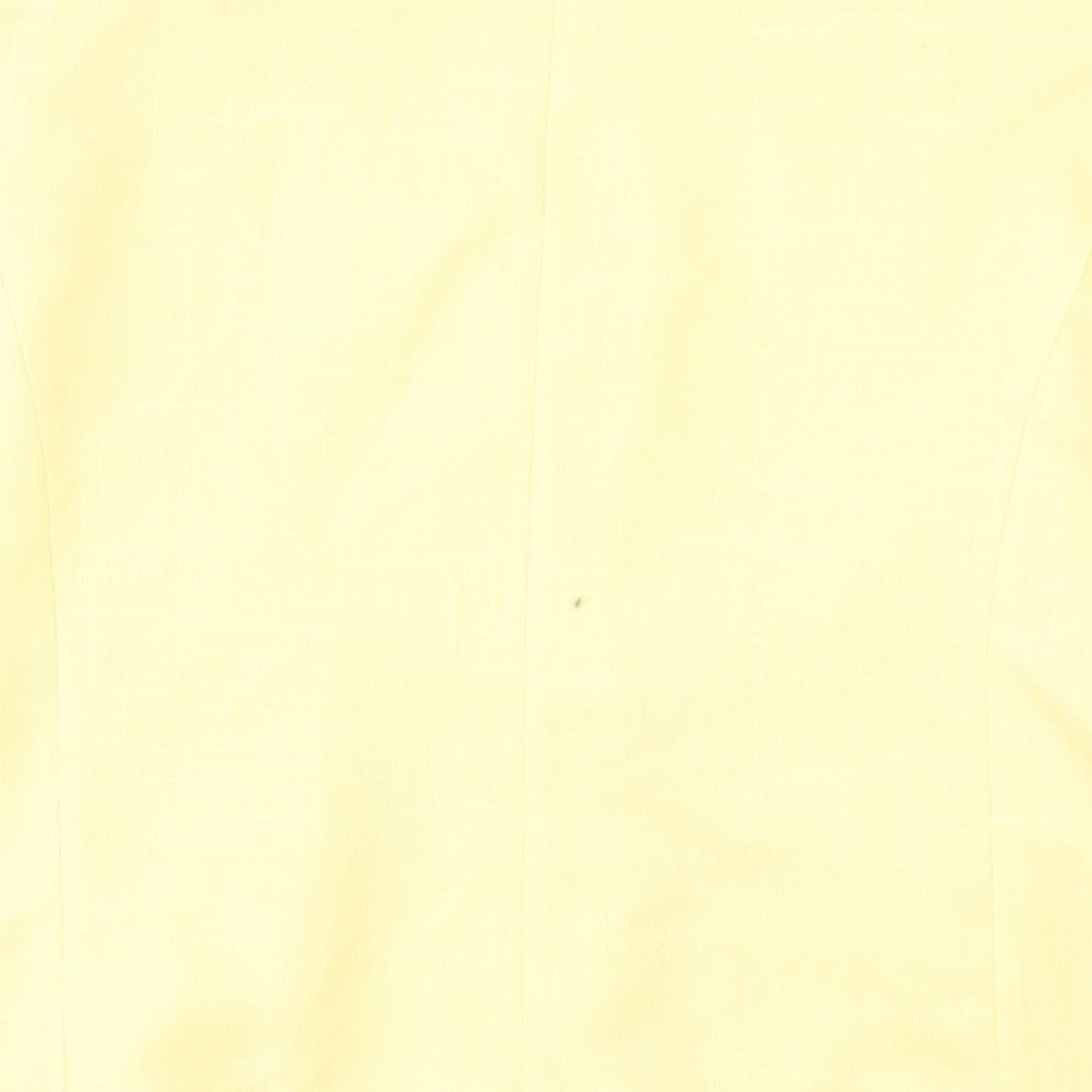 First Avenue Womens Yellow   Jacket Blazer Size 18