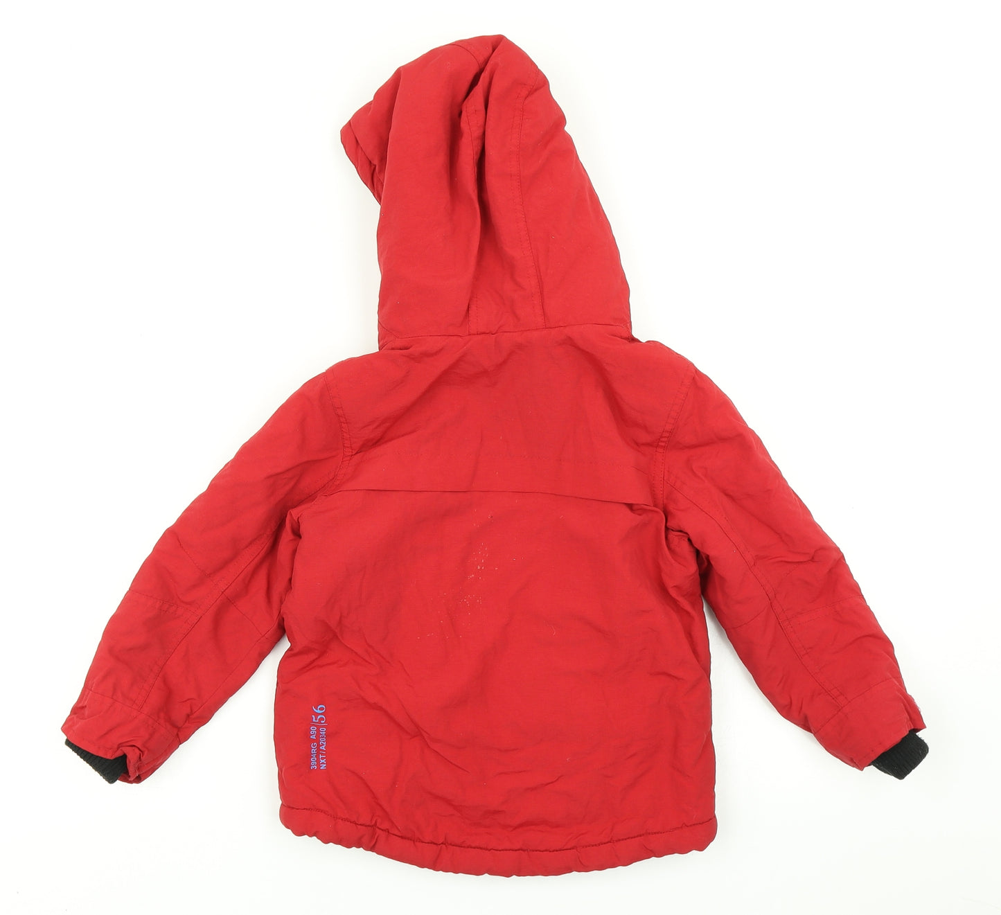 NEXT Boys Red   Parka Coat Size 3 Years