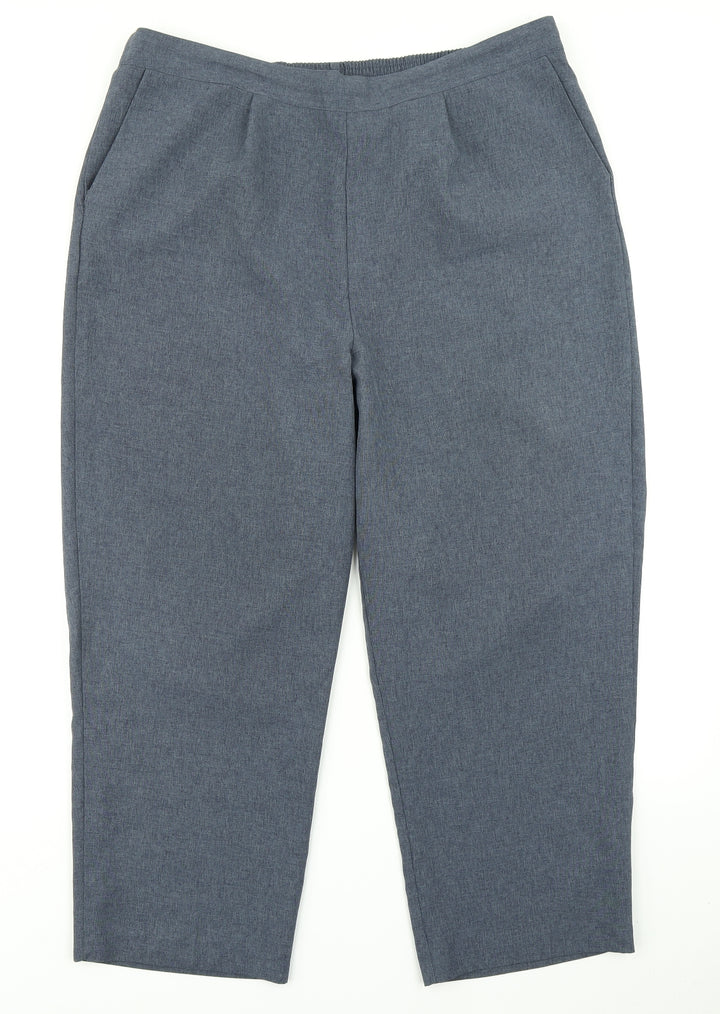 Bonmarché Womens Blue Trousers Size 18 L23 in