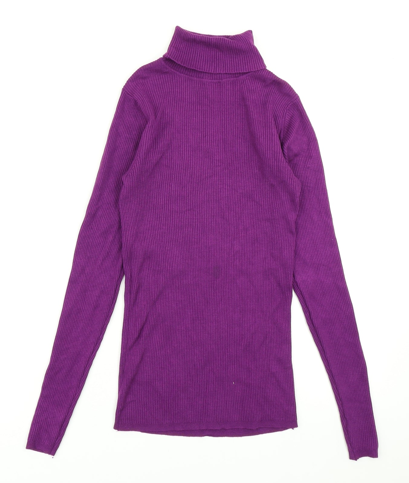 George Womens Purple  Knit Pullover Jumper Size 10