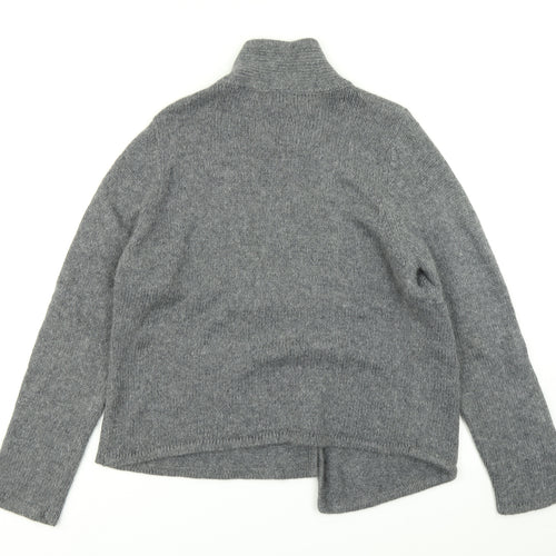 John Richmond Womens Grey  Knit Cardigan Jumper Size 18
