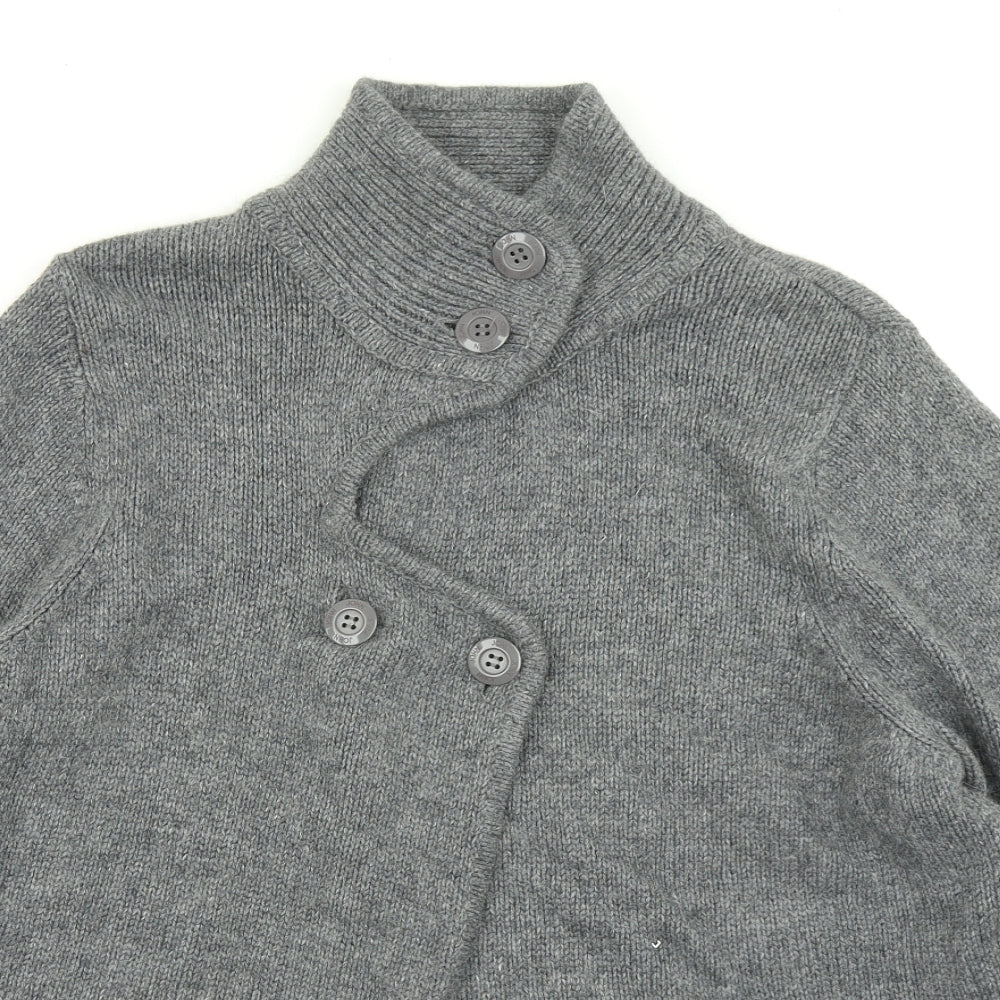 John Richmond Womens Grey  Knit Cardigan Jumper Size 18