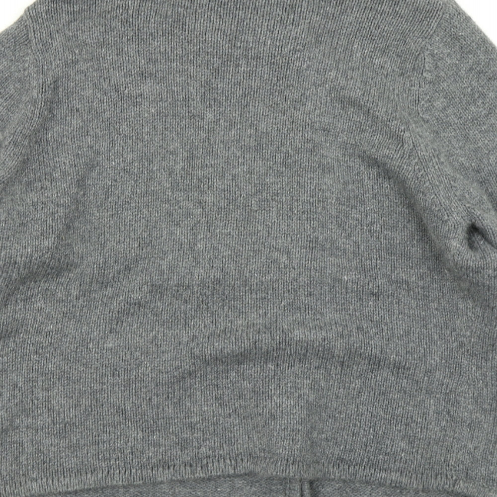 John Richmond Womens Grey  Knit Cardigan Jumper Size 18