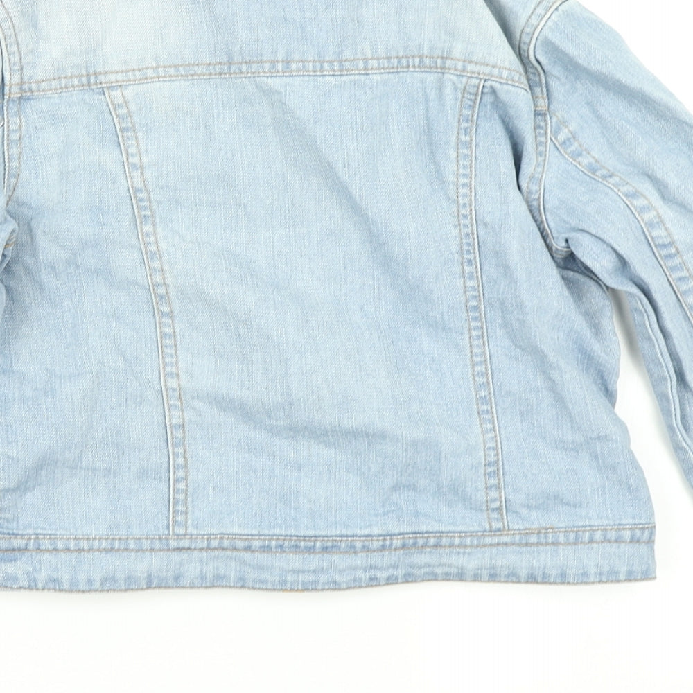 Bluezoo Girls Blue  Denim Jacket  Size 12 Years