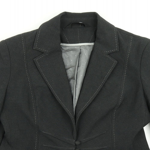 Marks & Spencer Womens Grey   Jacket Blazer Size 10