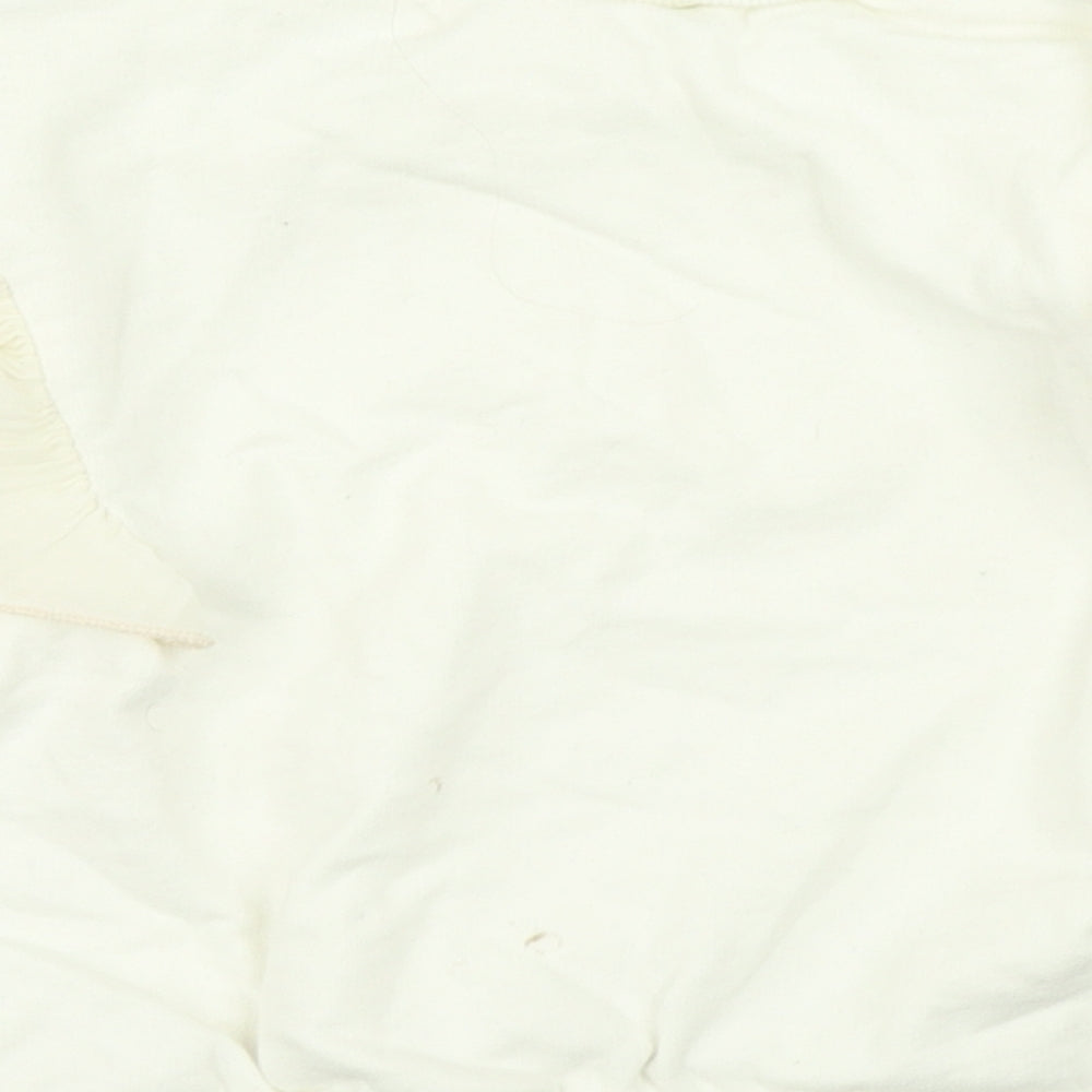 Zara Girls White   Pullover Sweatshirt Size 3-4 Years