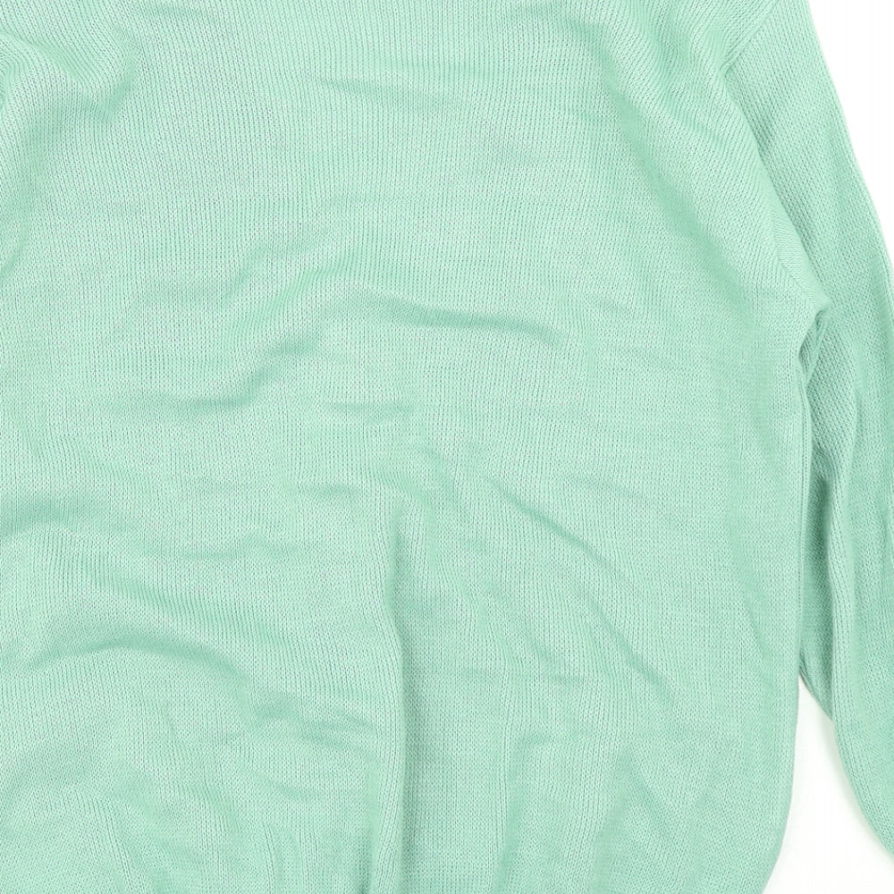 Sarra Womens Green  Knit Cardigan Jumper Size S