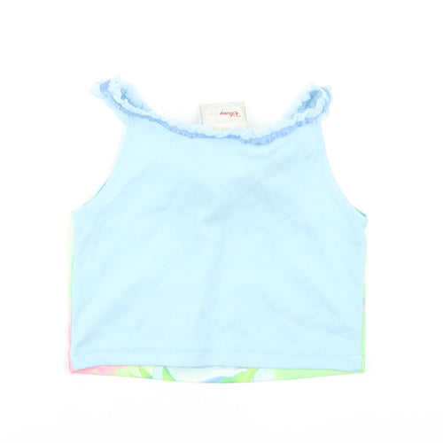 Disney Girls Blue   Cropped Tank Size 2-3 Years  - Disney Cinderella