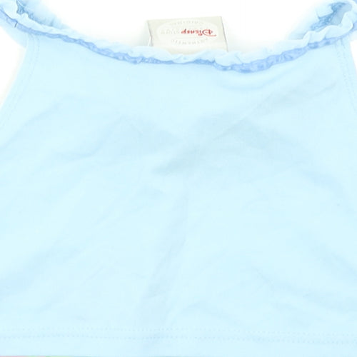 Disney Girls Blue   Cropped Tank Size 2-3 Years  - Disney Cinderella