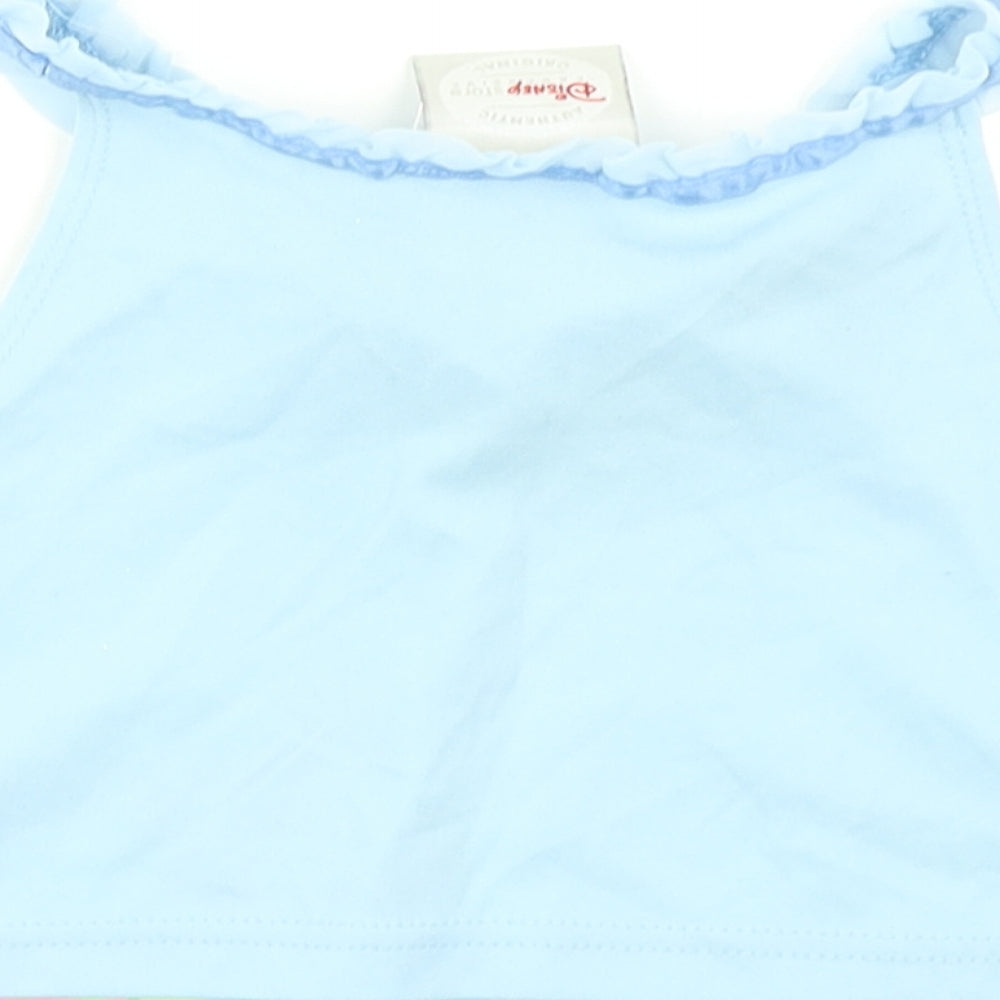 Disney Girls Blue   Cropped Tank Size 2-3 Years  - Disney Cinderella