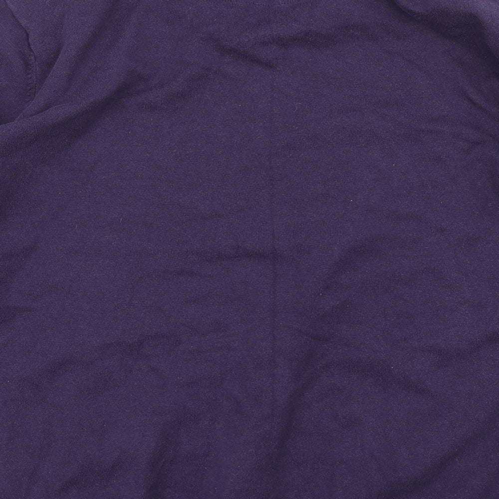 George Mens Purple  Knit Pullover Jumper Size XL