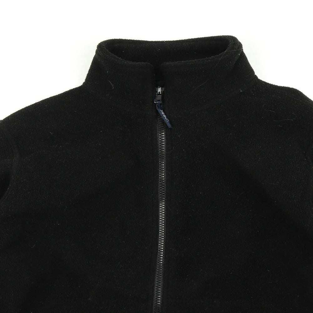 Uneek Mens Black  Fleece Jacket  Size S