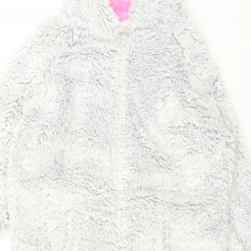 F&F Womens Green Solid Fleece Top One Piece   - Unicorn