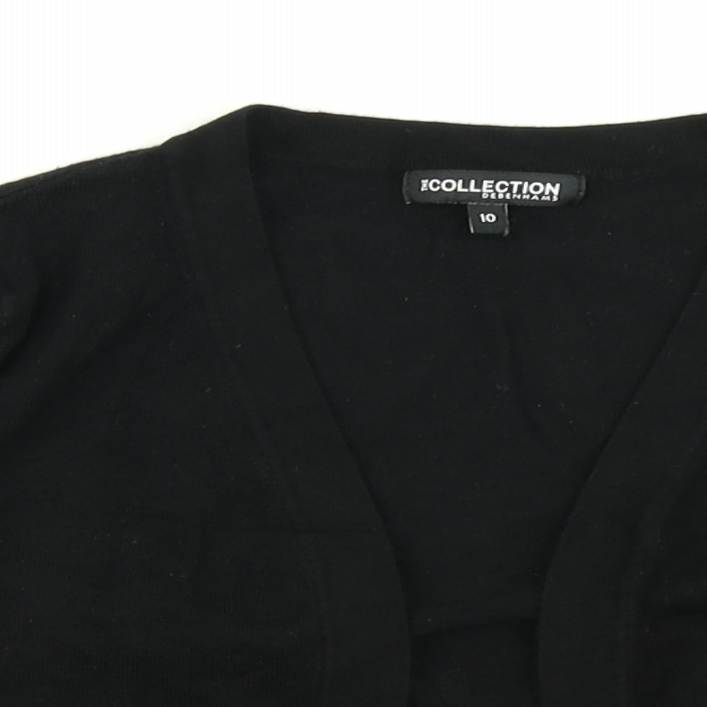 The Collection Womens Black  Knit Cardigan Jumper Size 10