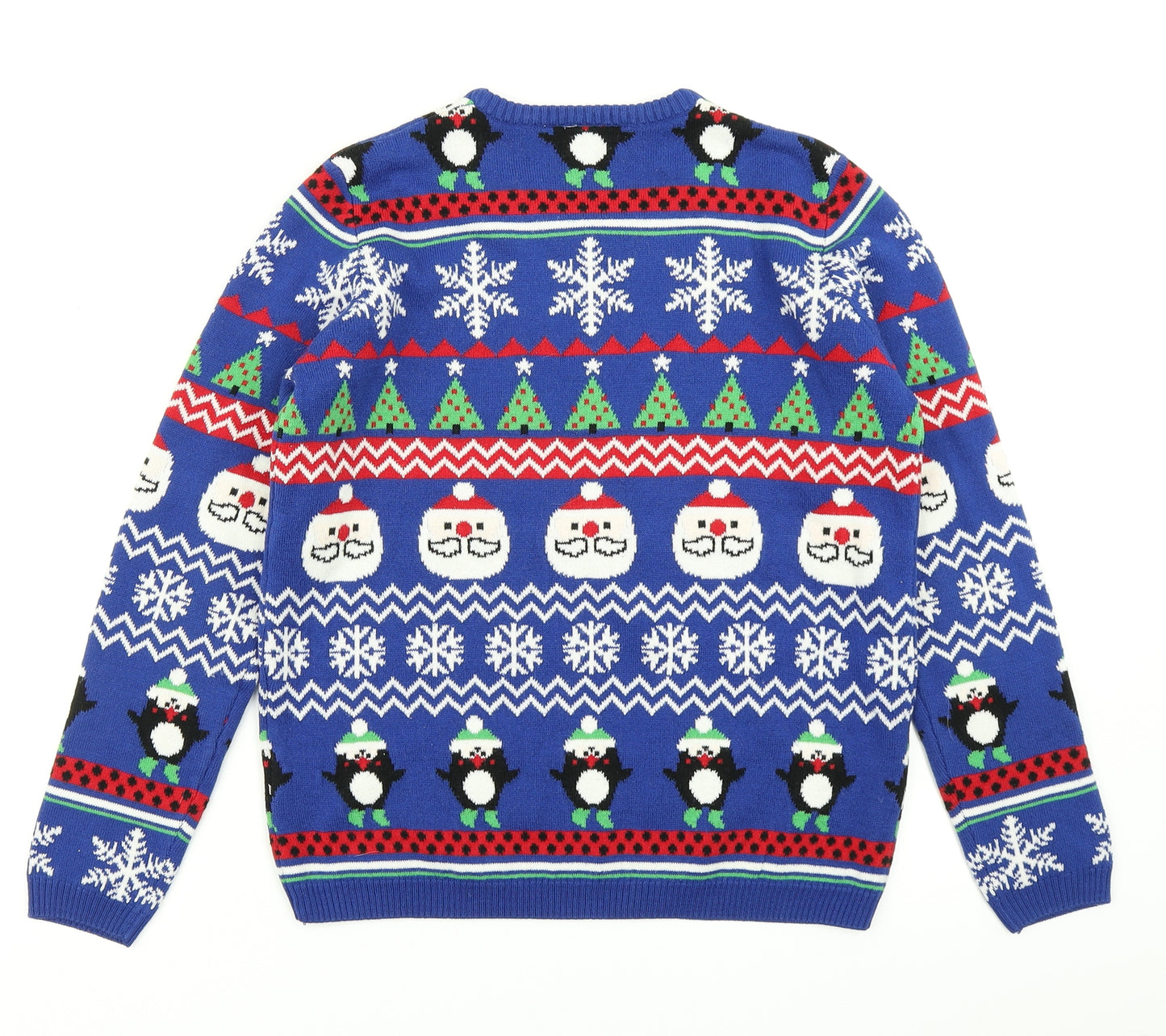 Pepperts! Boys Black Fair Isle Knit Pullover Jumper Size 10-11 Years  - Christmas jumper
