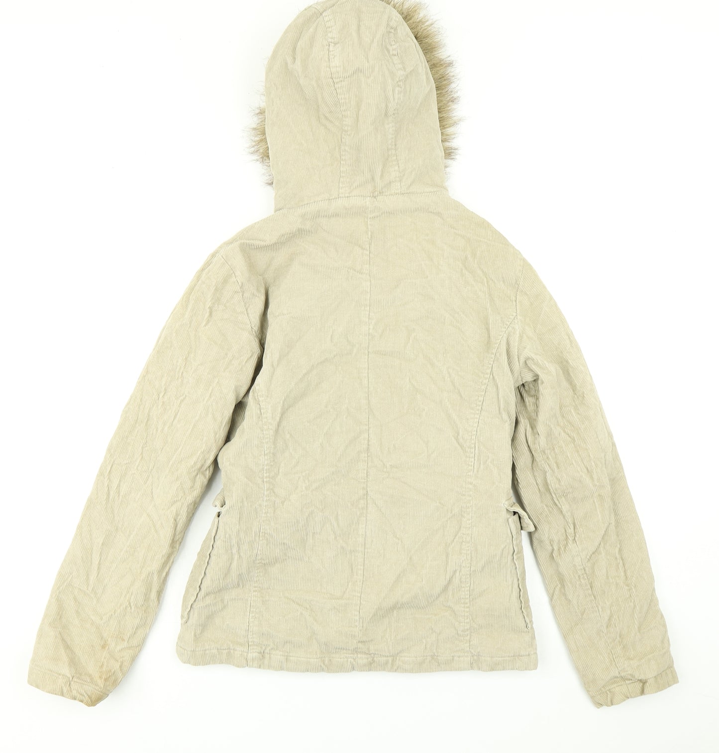 Bay Womens Beige   Parka Coat Size 10