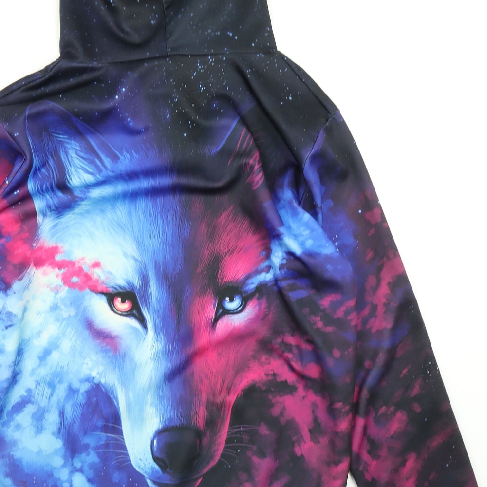 Preworn Mens Blue   Pullover Hoodie Size L