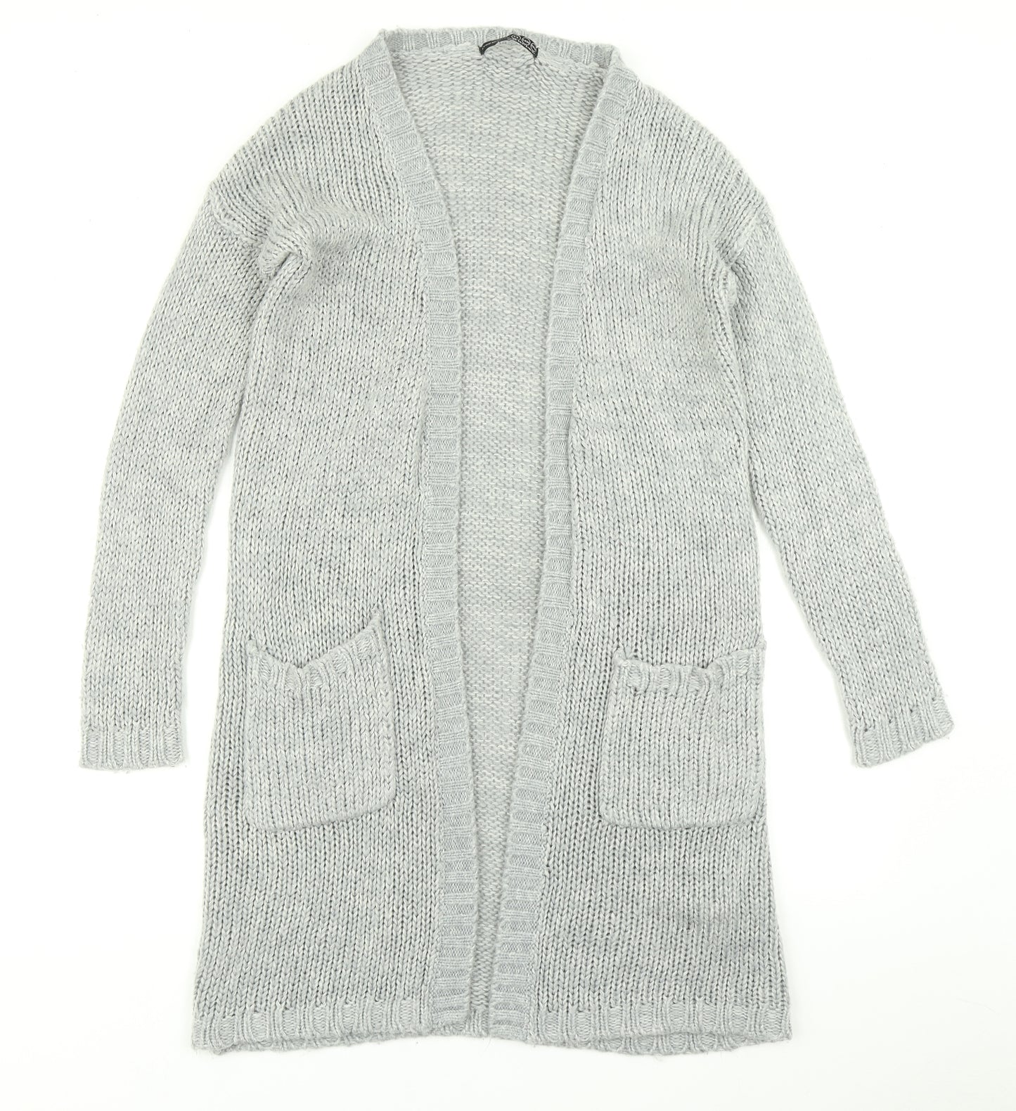 Atmosphere Womens Grey  Knit Cardigan Jumper Size 6