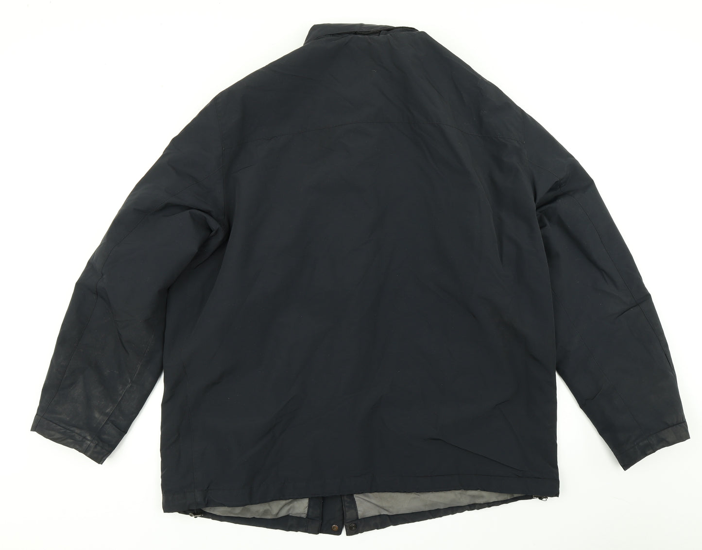 Autograph Mens Black   Rain Coat Coat Size 2XL