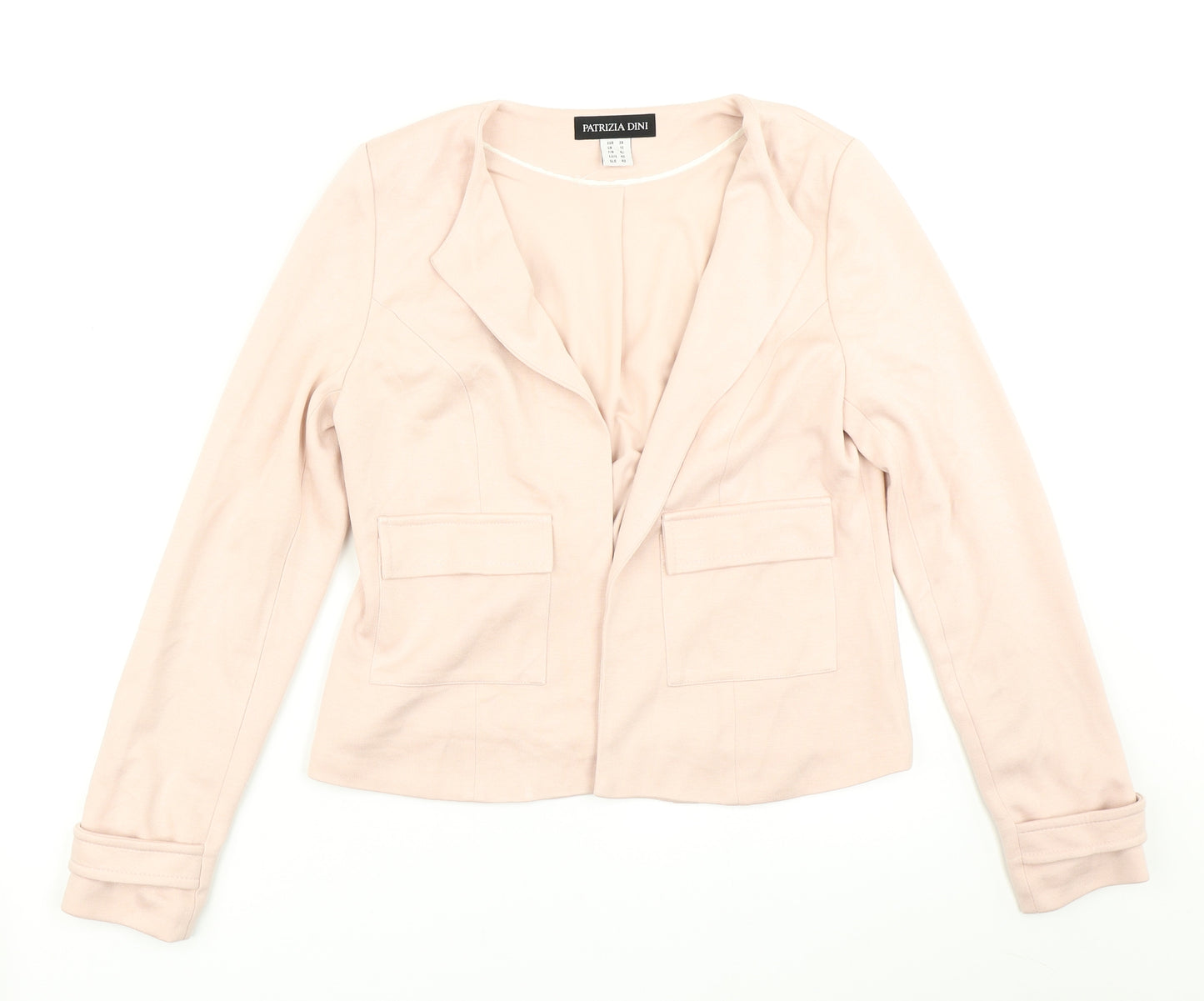 Patrizia Dini Womens Pink   Jacket Blazer Size 12