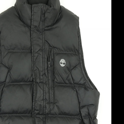 Timberland Mens Black   Gilet Coat Size M